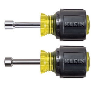 Picture of Klein 610M, Nut Driver Set, Magnetic Stubby Nut Drivers, 1-1/2-Inch Shaft, 2-Piece