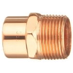 Picture of 1/2" x 3/8" Solder Joint Tube To Pipe Adapter
