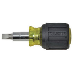 Picture of Klein 32561, Multi-Bit Screwdriver / Nut Driver, 6-in-1, Stubby, Ph, Sl Bits