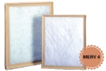 Picture of Disposable Panel Filter, Synthetic Media, 16 Inch L x 25 Inch W x 1 Inch T, 300 fpm