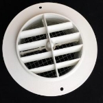 Picture of Rotaire w/screen  4" White Undereve Bath Fan Vent