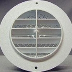 Picture of 6" WHITE EAVE VENT    W/SCREEN