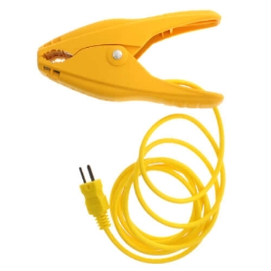 Picture of TC24 Fieldpiece Wired Pipe Clamp Thermocouple Probe, K-Type, 3/8" to 1-3/8"Jaw Opening