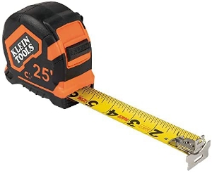 Picture of Klein 9225, Tape Measure, 25-Foot Magnetic Double-Hook