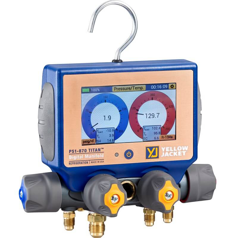 Yellow Jacket P51870 TITAN® DIGITAL MANIFOLD Rogers Supply