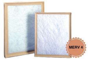 Picture of Disposable Panel Filter, Synthetic Media, 14 Inch L x 14 Inch W x 1 Inch T, 300 fpm