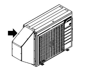 Picture of Daikin KPS063A41 Side Intake Snow Hood