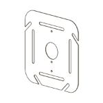 Picture of HVAC-ADAPTPLATEBX-02 ecobee Junction Box Adapter Plate