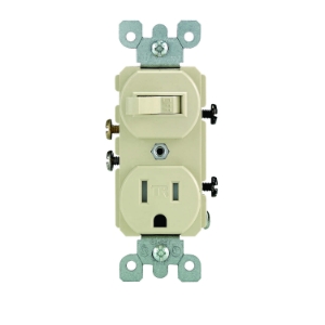 Picture of  84799 MARS Combination Receptacle/Toggle Switch, Ivory