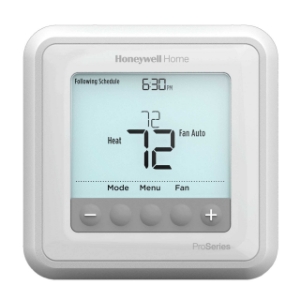Picture of TH6220U2000 Resideo T6 PRO Programmable Thermostat, 20-30 Vac, 2 Heat/ 2 Cool