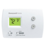 Picture of TH3210D1004 Resideo PRO 3000 Digital Low Voltage Non-Programmable Thermostat, Heat Pump, 2 Heat/1 Cool