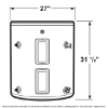 Picture of GE40L08BSM GE Water Heater, 40 Gallon, Electric