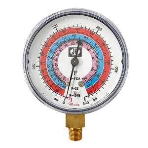 Picture of M2-863 JB Industries Compound Gauge, Blue Low Side, A2L Refrigerants