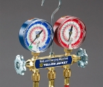 Picture of 42035 Yellow Jacket Series A2L Manifold Only, 3-1/8" (80mm) Gauges, R-32/454B/410A