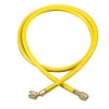 Picture of 49975 Yellow Jacket TITAN® A2L 4-Valve Manifold 3-1/8" (80mm) Gauges, PLUS II™ 1/4" Hoses 60" 3-Pak RYB, 3/8" Vacuum/ Charging Hose 60" Y, R-32/454B/410A