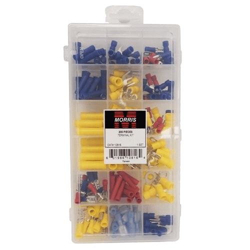 woshilaoDS Set di 360 terminali a crimpare, connettori piatti, 2,8 mm 4