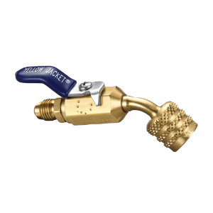 Picture of 93867 Ritchie 1/4″ Ball Valve Hose Adapter for Left-Handed A2L Refrigerant Tanks