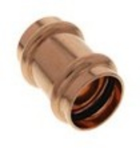 Picture of P8716 1-1/4" Press Copper Coupling w/ Stop