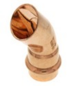 Picture of P8688 1" Press Copper 45 Street Fitting Elbow